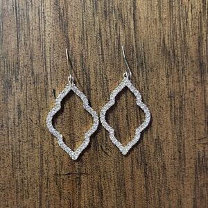 Elegant Gold & Crystal Earrings